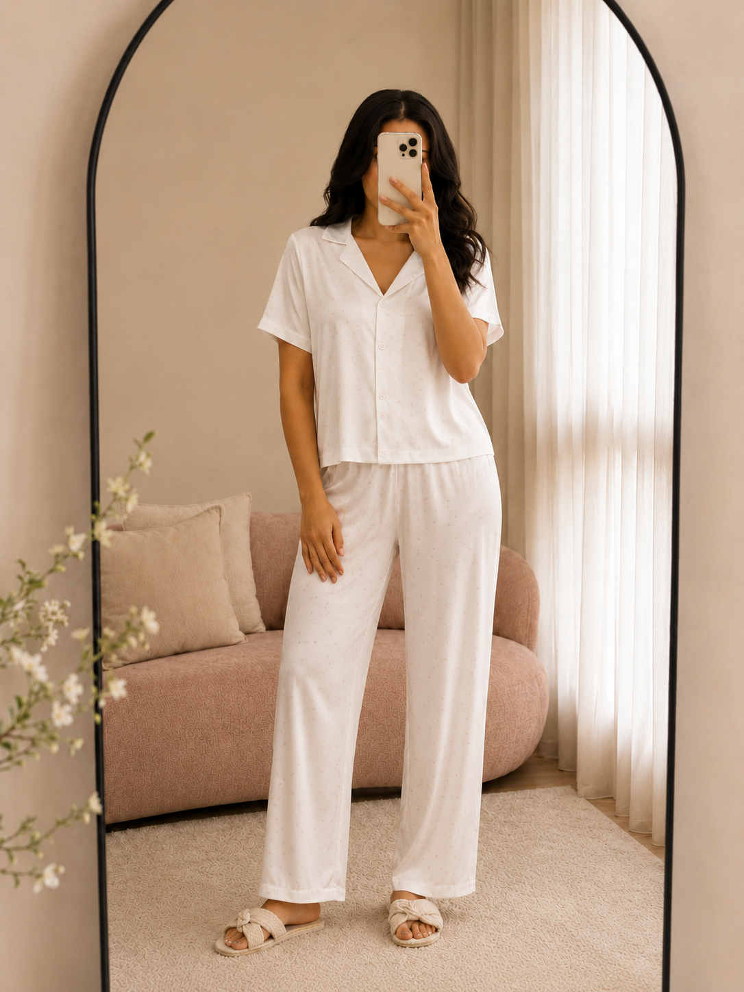 La Nuit — satin blanc